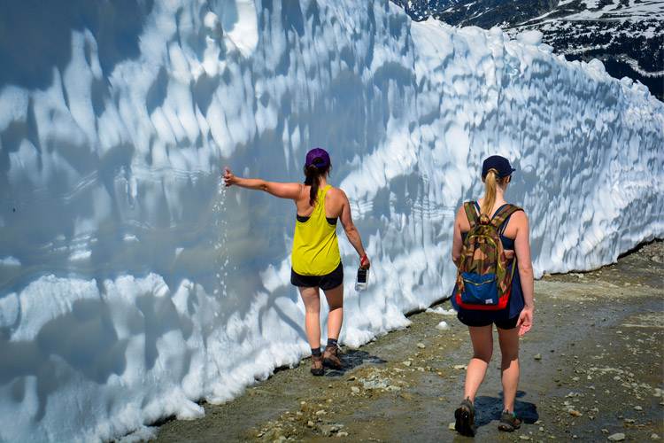 Snow Walls in Whistler Resort