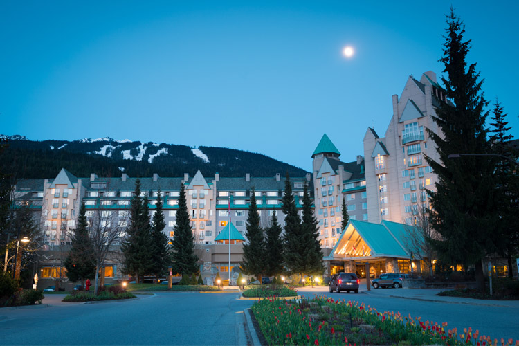 Fairmont Chateau Whistler in Spring