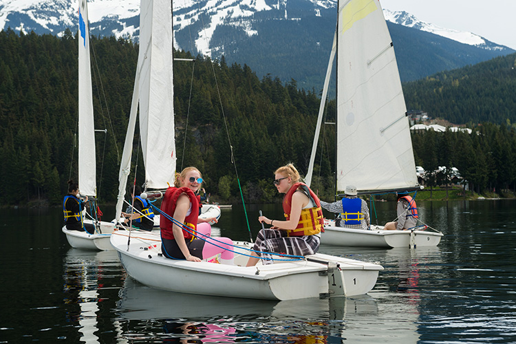 Sailing Clinic at Go Fest in Whistler