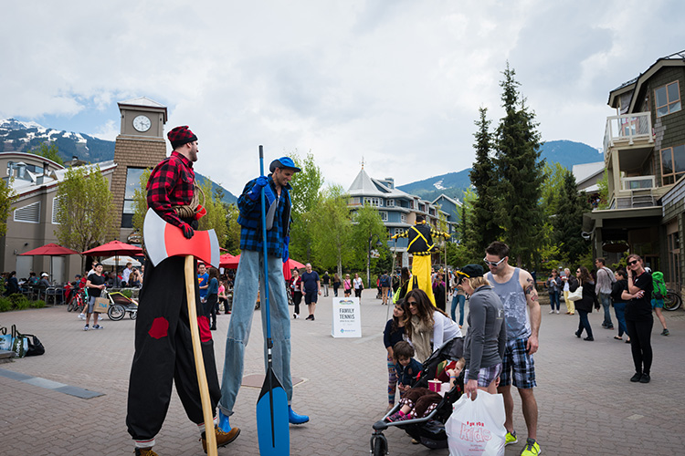 Street Entertainment in Whistler Village