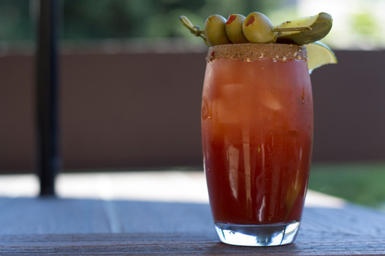 Caesar served at The Keg Steakhouse Whistler