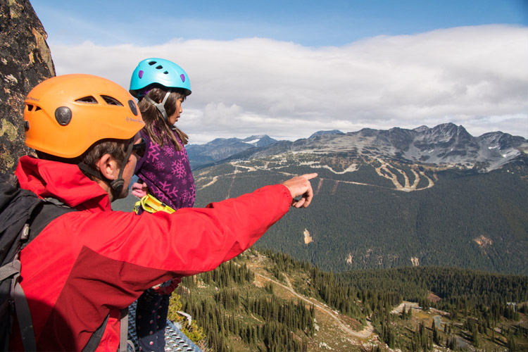 Blackcomb Mountain Views from the Whistler Sky Walk