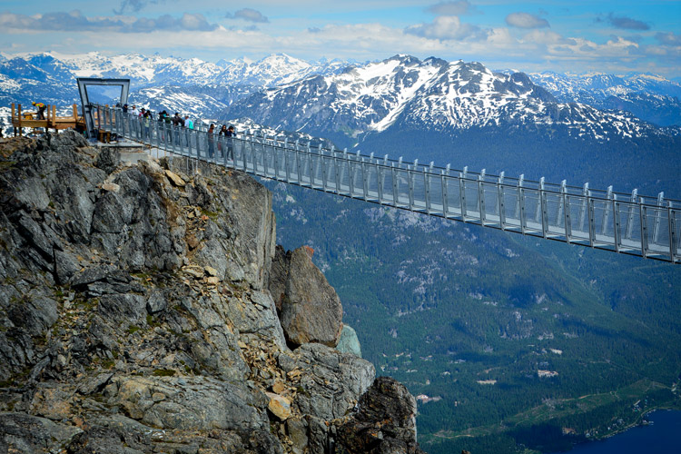 The Whistler Peak Suspension Bridge