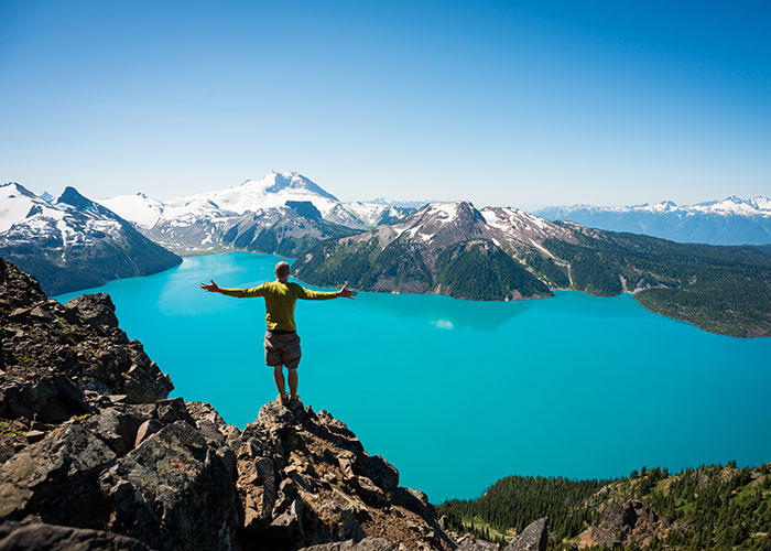 Summer hiking and sightseeing in Garibaldi Provincial Park