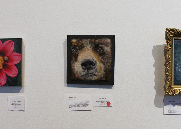 Bear art at the Teeny Tiny Show