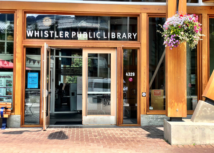 Remote working at the Whistler Library