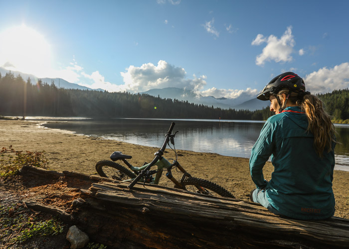 Looking out over Lost Lake.