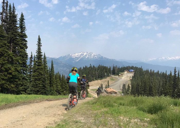 A-rides on Whistler Mountain