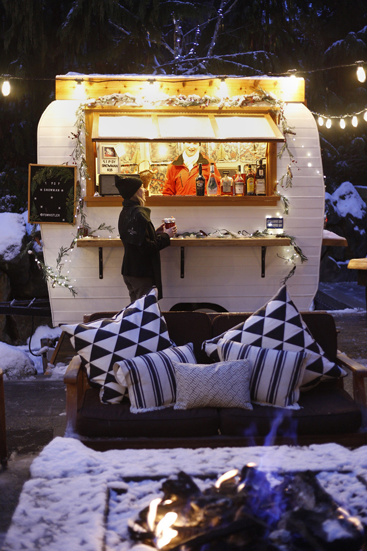 Vintage Camper Apres in Whistler