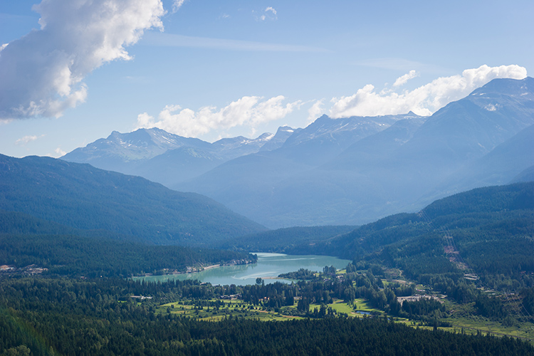 Green Lake and the Whistler Valley