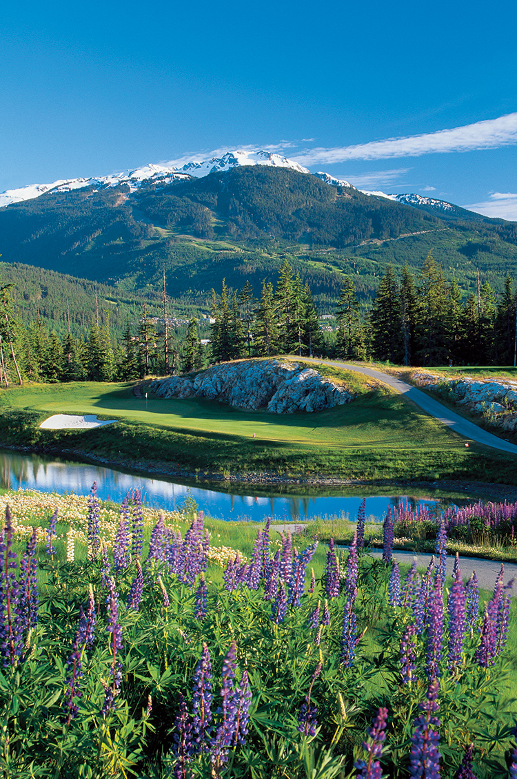 The Chateau's signature golf hole