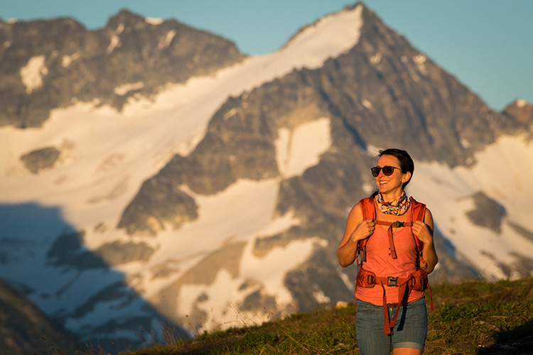 Hiking in the alpine in Whistler