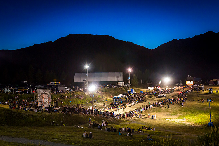 RockShox Ultimate Pump Track Challenge course in Whistler