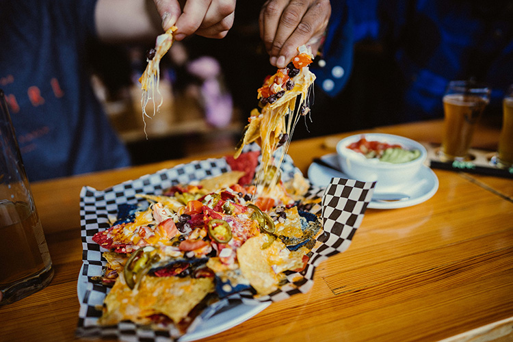 Nachos at Whistler Brewing Co.