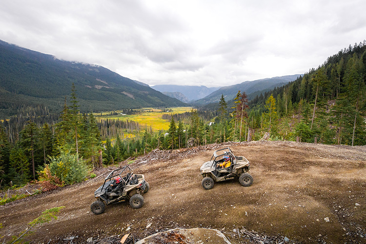 RZR Tour riding by Soo Valley lookout