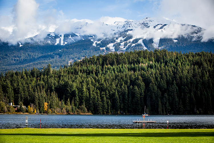 View from Alta Lake in Whistler