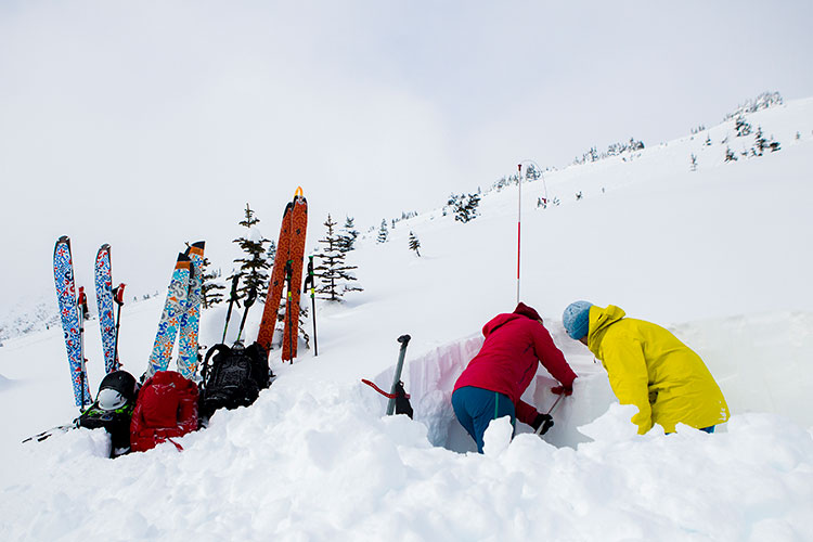 Backcountry AST training in Whistler