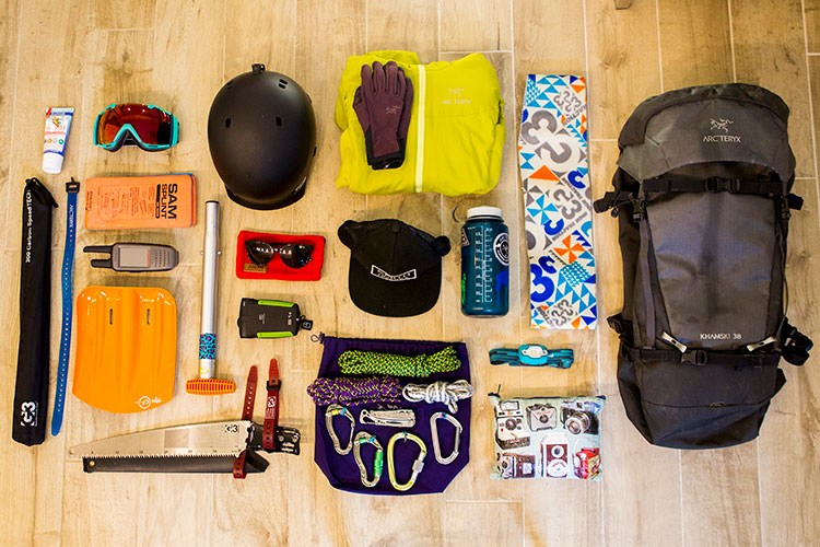 Backcountry ski gear