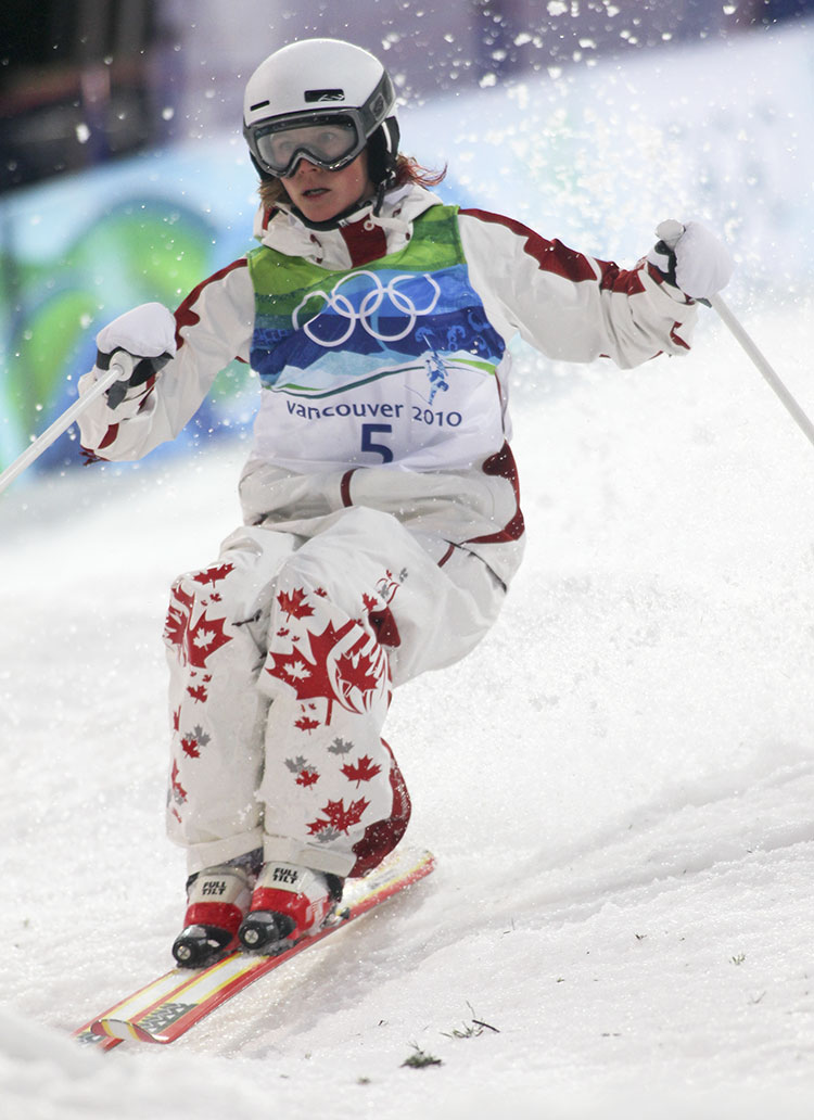 Kristi Richards on course at the 2010 Olympic Winter Games.