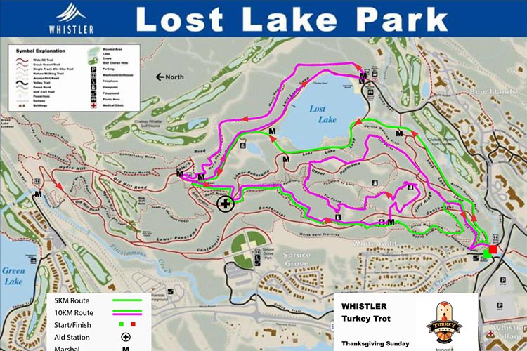 Whistler Turkey Trot Map