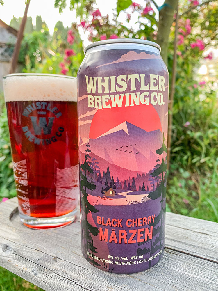 The Black Cherry Marzen from Whistler Brewing Company.