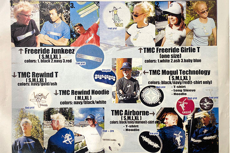 TMC Freeride Store retail catalogue shot.