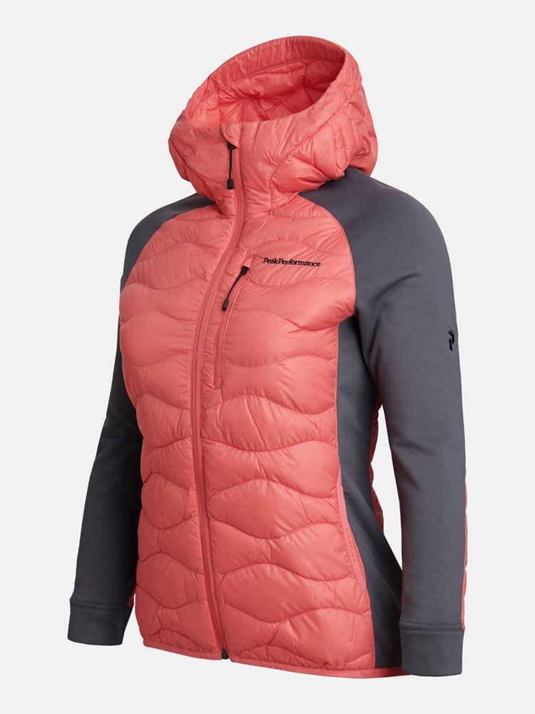 Women's Helium Hybrid Hood Jacket at Peak Performance in Whistler.