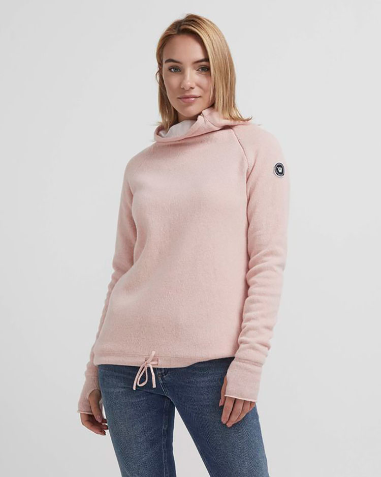 A woman models the Holebrook Martina Sweater.