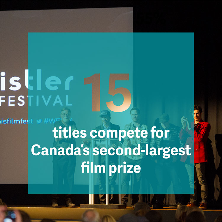 15 titles compete for Canada's second-largest film prize