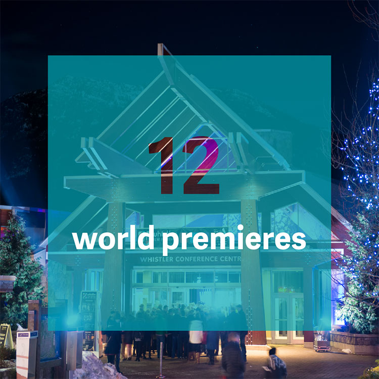 12 world premieres.