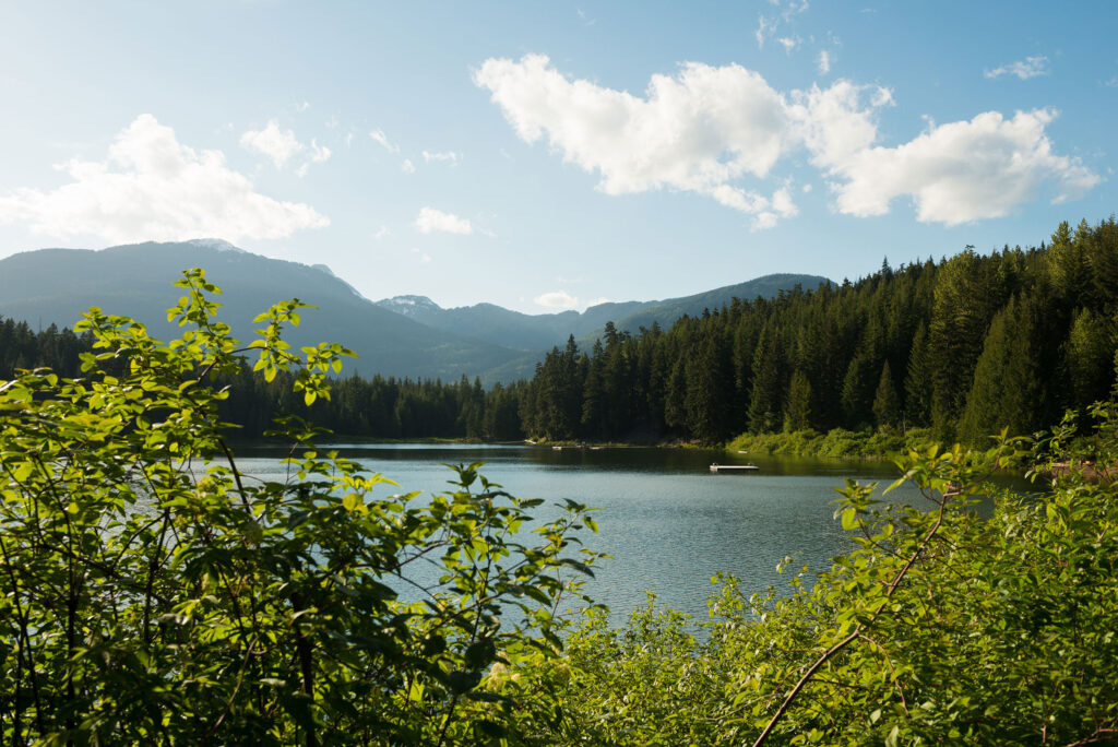 Lost Lake Park in Whistler.