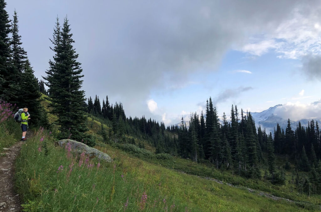 The Musical Bumps Trail on the way to Russet Lake.