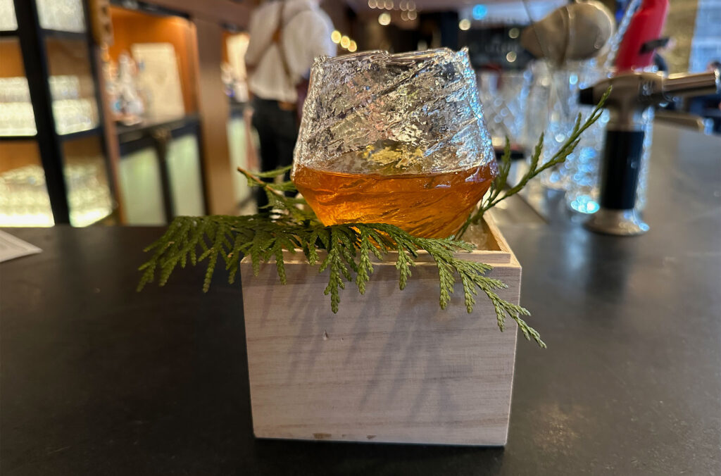 The Bruce's Elixir cocktail, one of the Four Season's Old Fashioned's for everyone cocktails. 