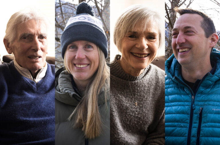 An image of all four people featured in the always an athlete article.