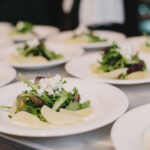 A line of delicious and healthy salad plates at the Nourish Spring Series.