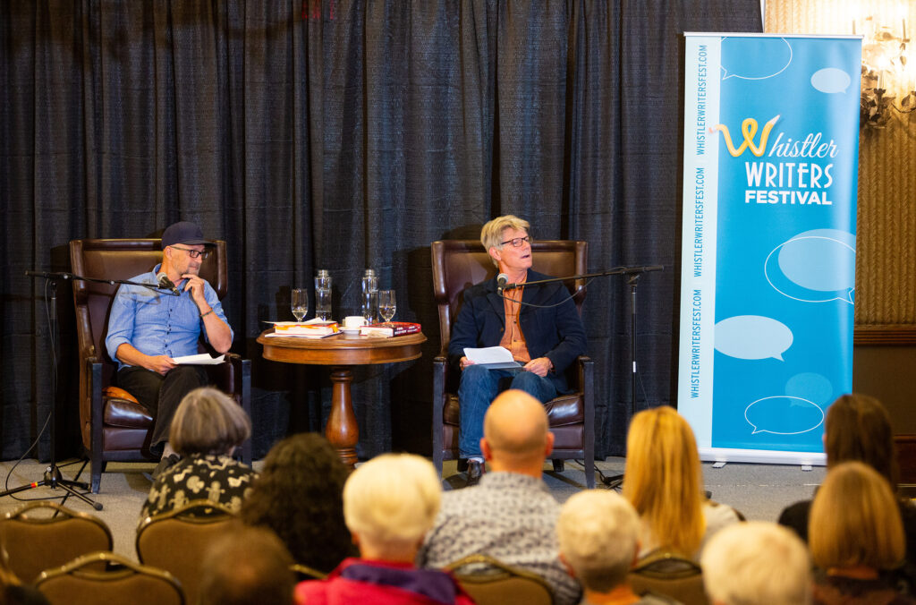 Leslie Anthony talks to author John Valliant about his latest book at the 2023 Whistler Writers Festival.