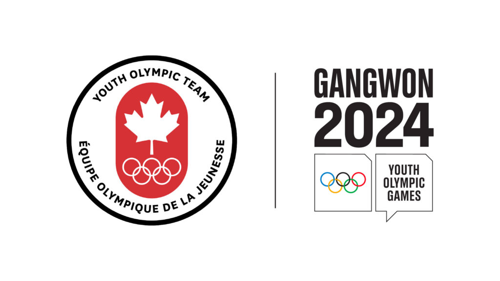 The Team Canada logo for the Gangwon 2024 Youth Olympic Games.