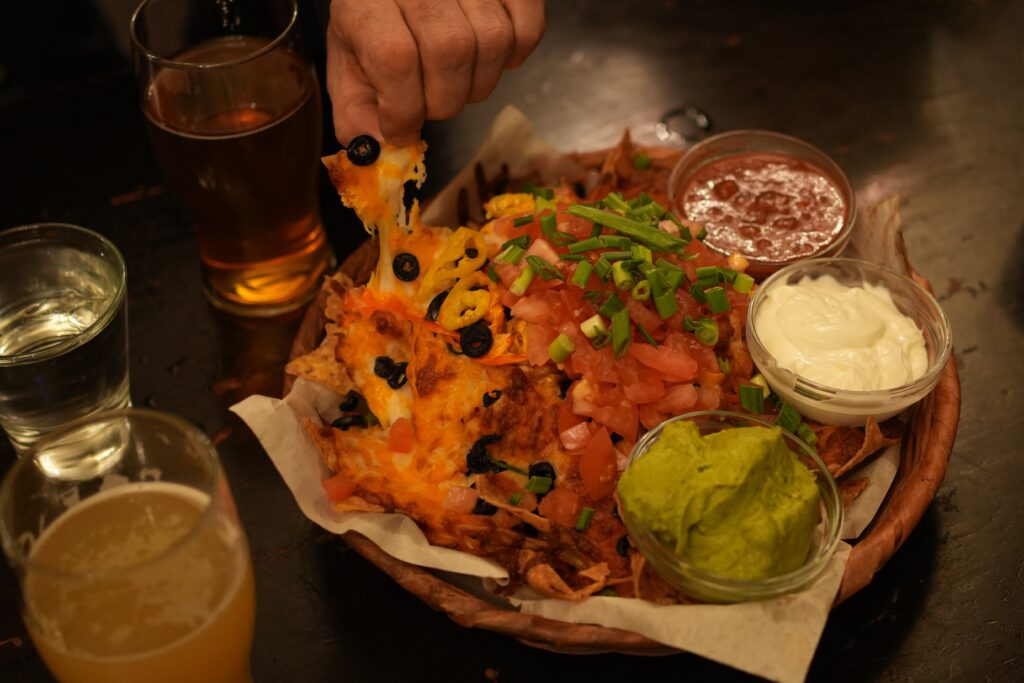 Nachos and beers