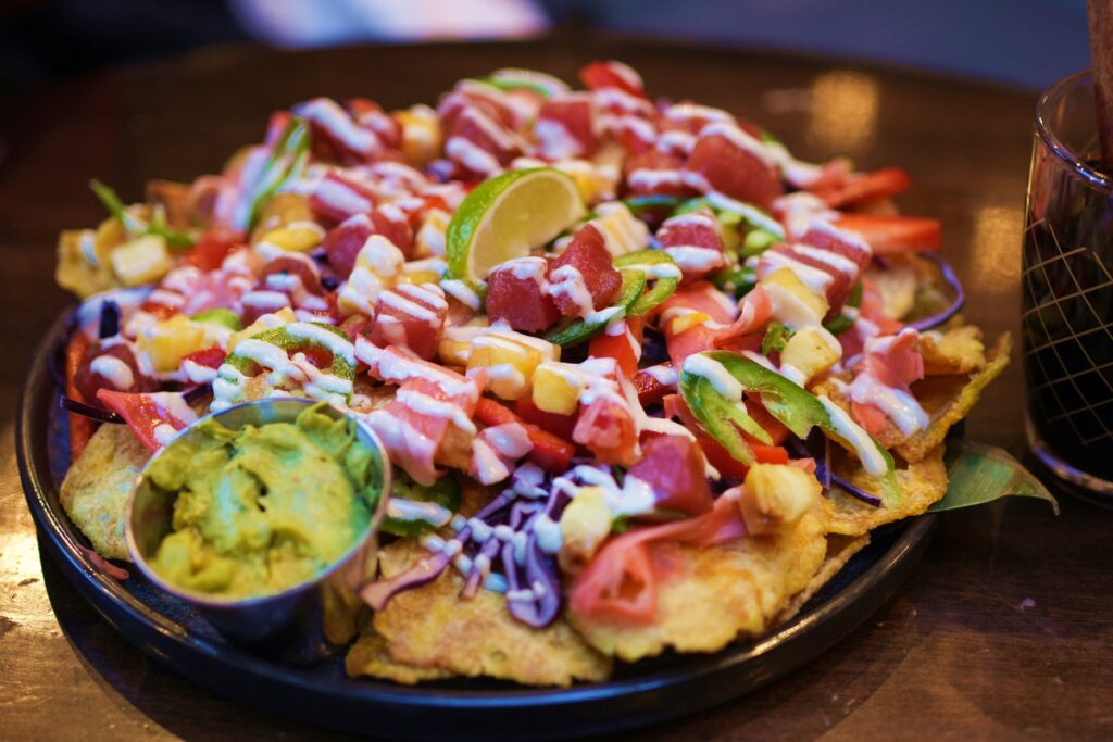 Ahi Poke Tostones