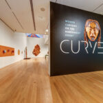 The main entrance of the Curve! exhibit at the Audain Art Museum in Whistler.