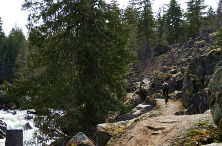 Biking the Sea to Sky Trail, Whistler Canada as part of XFONDO Whistler.