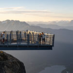 The view from the Raven's Eye lookout on Whistler Mountain.