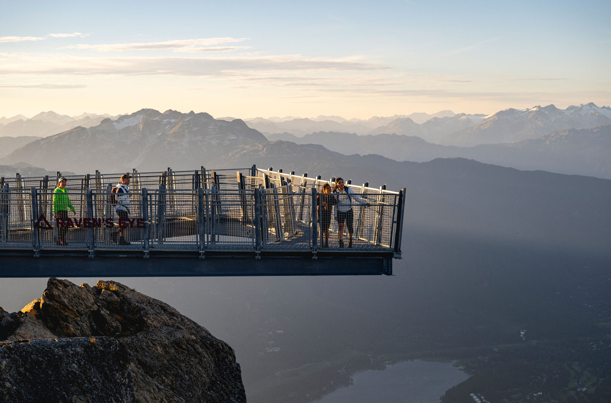 The view from the Raven's Eye lookout on Whistler Mountain.