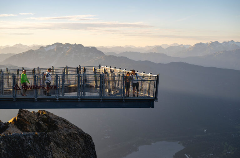 The view from the Raven's Eye lookout on Whistler Mountain.