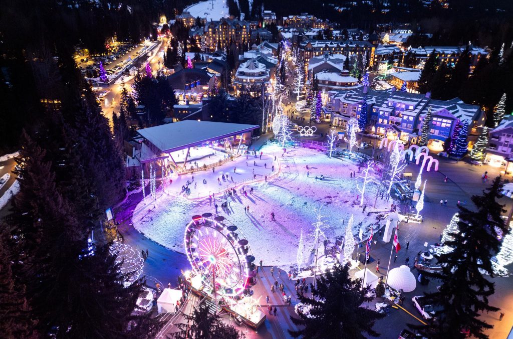 Winter Light is Whistler's celebration of the start of the winter season and it lights up Olympic Plaza in the heart of Whistler Village.
