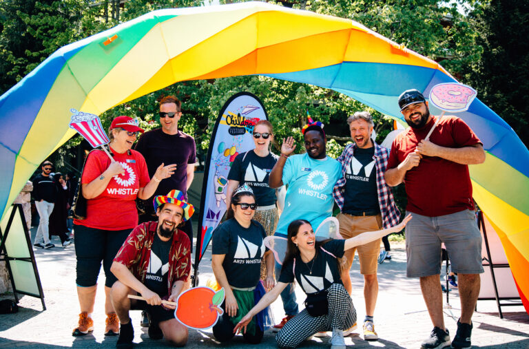 The Arts Whistler team at the Whistler Children's Festival.
