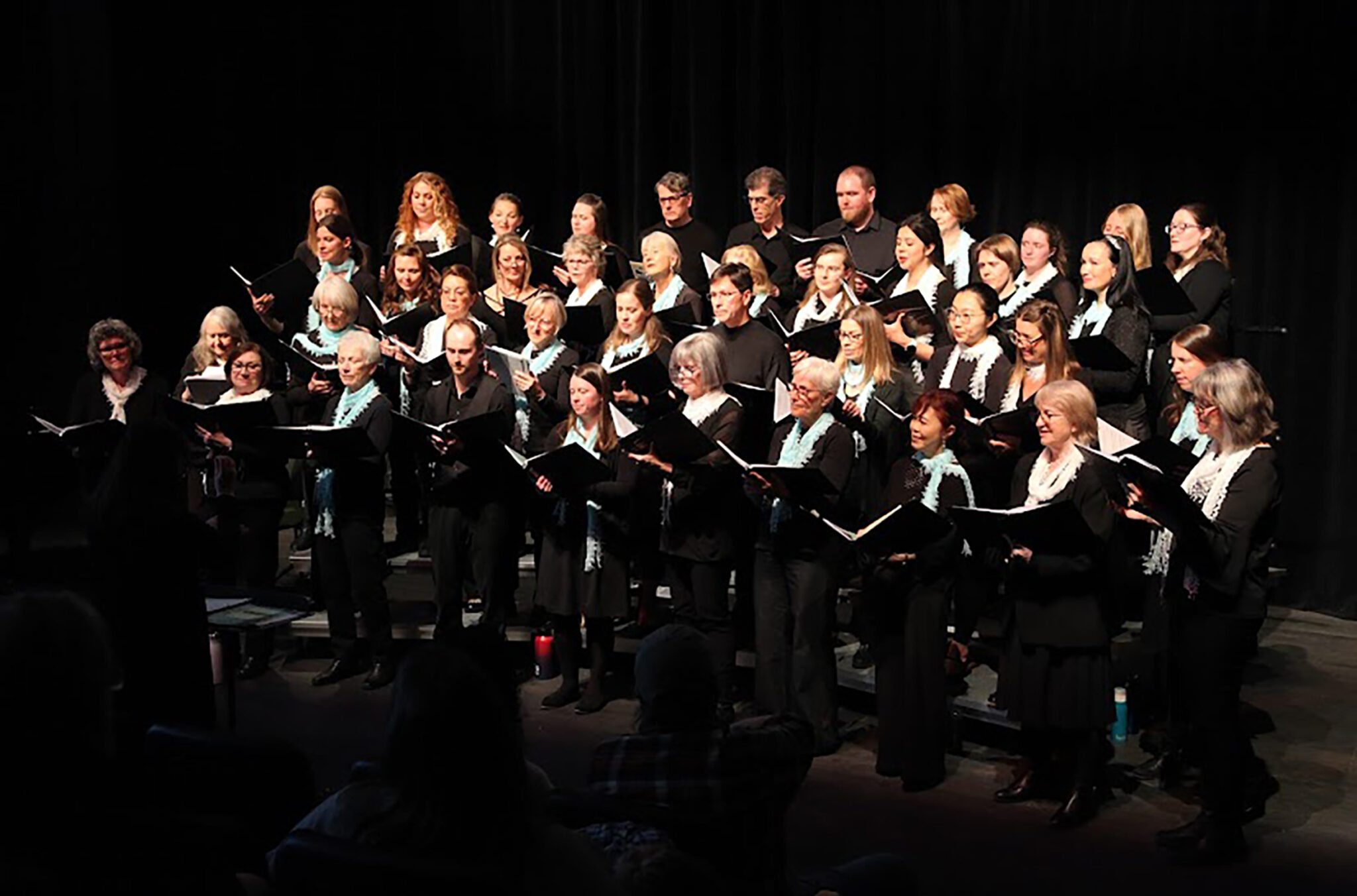 The Whistler Singers performing at their spring concert in 2024 at the Maury Young Arts Centre.