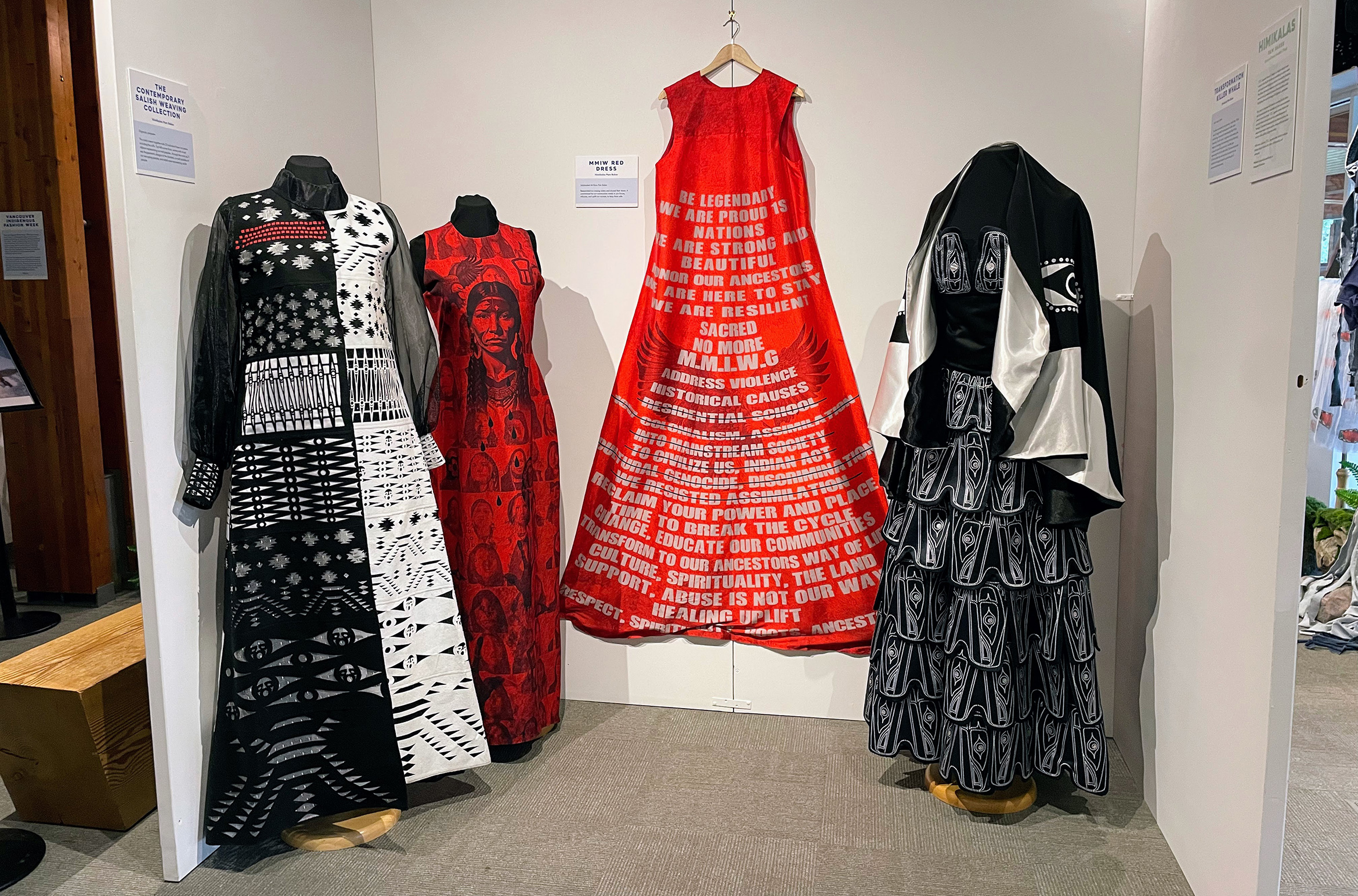 Indigenous Fashion Exhibit at the SLCC