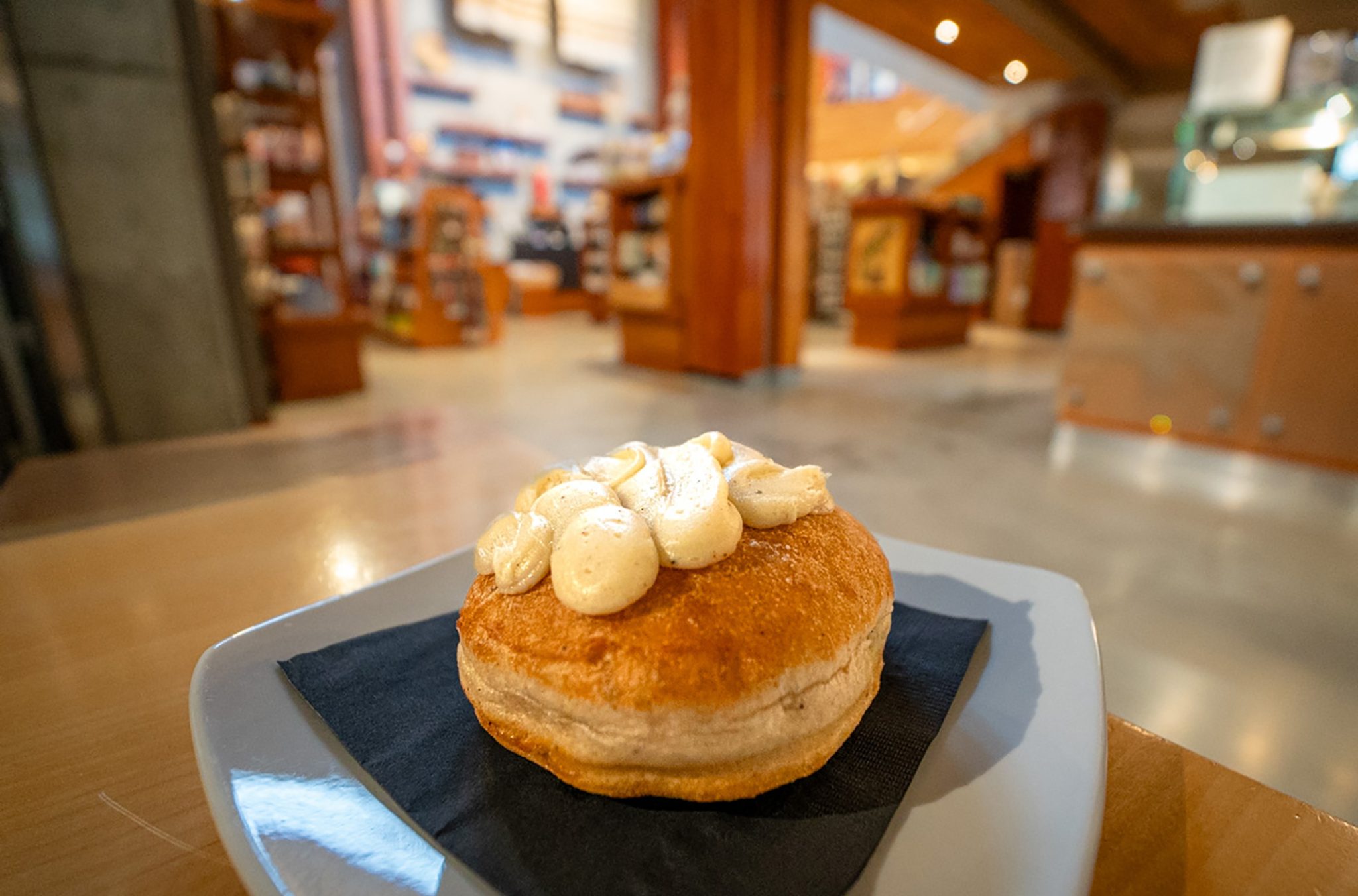 A bannock donut at the Squamish Lil'wat Cultural Centre in Whistler.