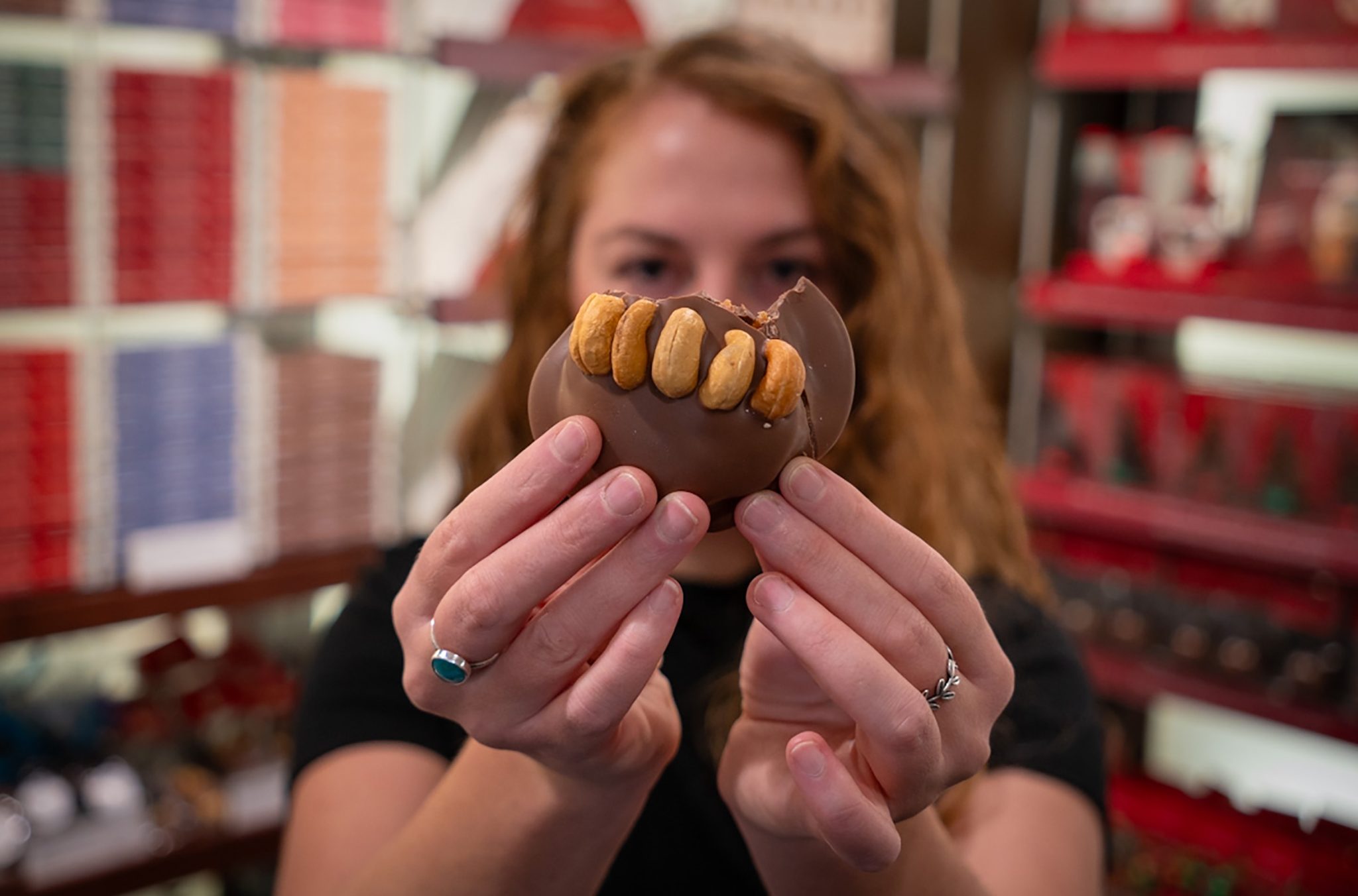 A Bear Claw at Rocky Mountain Chocolate Factory in Whistler.